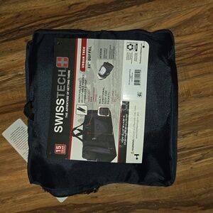 Swiss Tech 22 inch Urban Trek Travel Duffel Bag Blue Gray Polyester swisstech